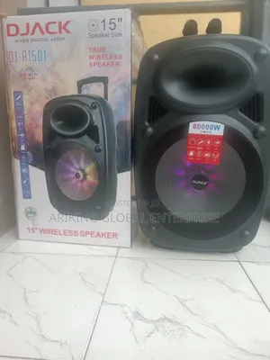 Massive 15 Inches Subwoofer Rechargeable Pa Speaker.