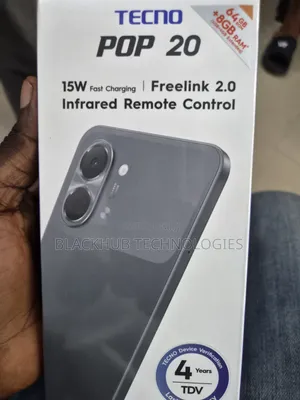 New Tecno Pop 20 64 GB Black