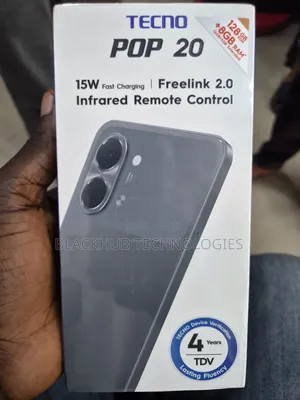 New Tecno Pop 20 128 GB Black