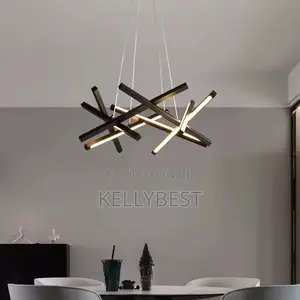 Luxury Gold And Black Chandelier