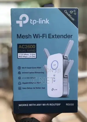 Tp Link Mesh Wifi Extender Ac2600 Dual Bank Re650