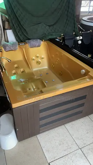 Gold Jacuzzi With Tv Set