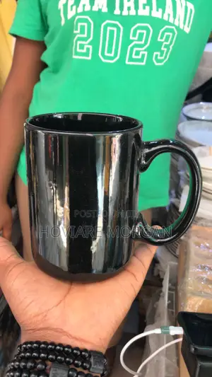 Plain Black Cup for Sovernier