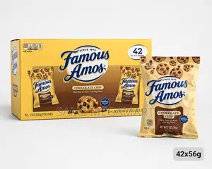 Famous Amos Chocolate Chip Cookies 42x56g