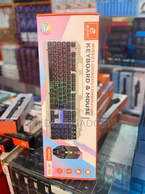 Jeqang Jk-968 Wired Keyboard and Mouse Combo With Backlight