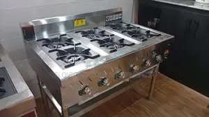 Industrial 6 Burner Gas Cooker Without Oven