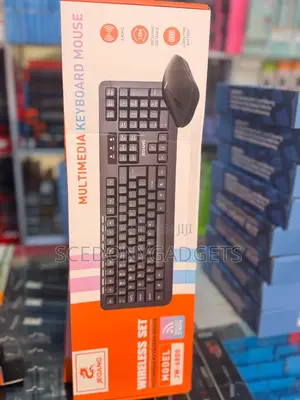 Jeqang Jw-6800 Full Size 104 Keys Ergonomic Wireless Keyboard Mouse