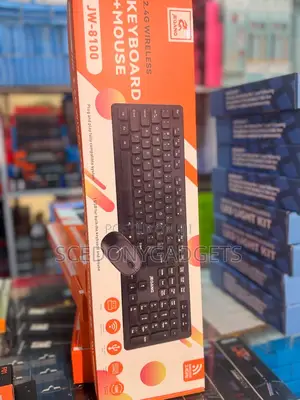 Jeqang Jw-8100 Ergonomic Wireless Keyboard Mouse Combo Usb Interface
