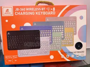 Jeqang Jb-360 Wireless Bt Charging Keyboard