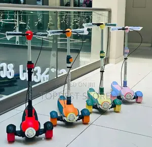 Premium Kids 3-Wheel Scooter With Led Headlight - Ages 6 to 12