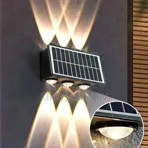 Acrylic 6 Led Solar Wall Light