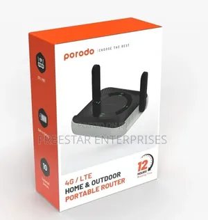 Porodo 4g / Lte Home Outdoor Portable Router.
