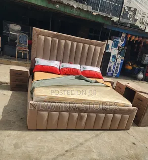 Super Strong Quality Upholstery Padded Complete Set of Bedframe