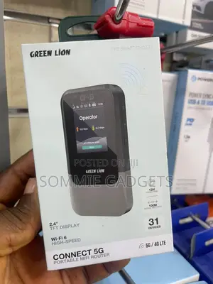 Green Lion Connect 5g Mifi Router ( All Sim ) Wifi 6 High Speed