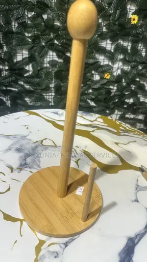 Wooden Paper Towel Holder