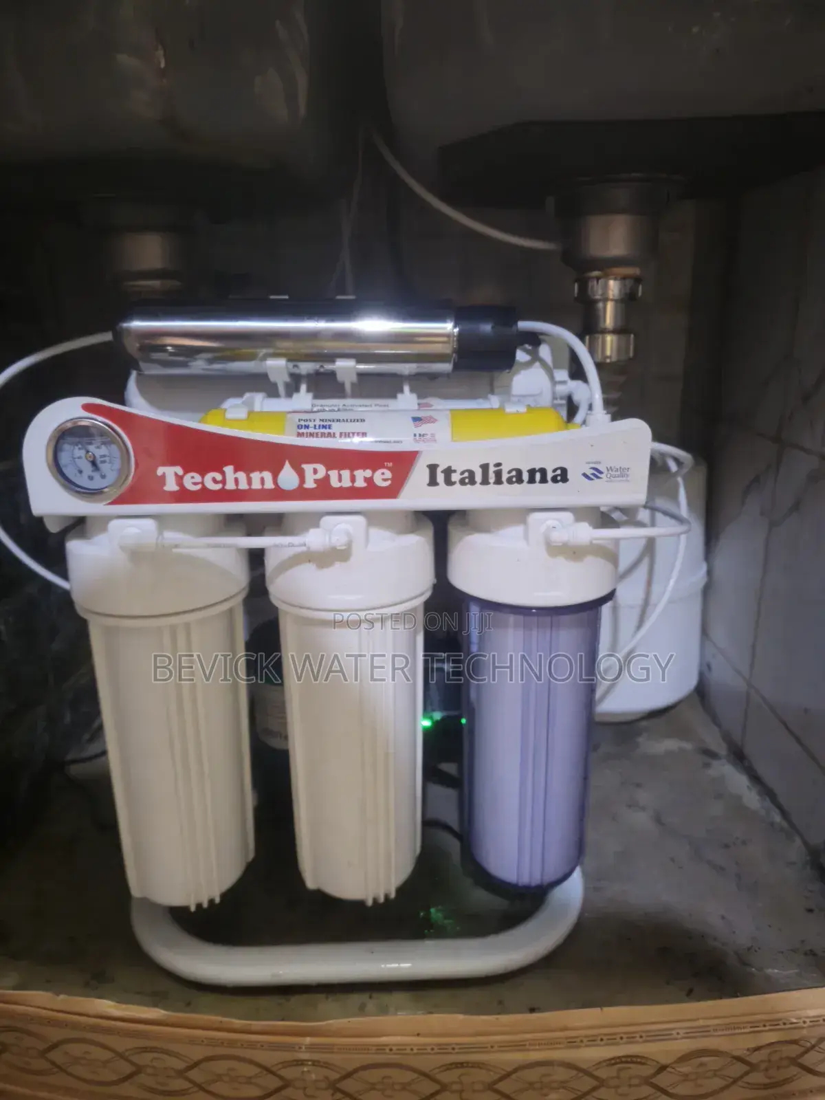 Kitchen Unit Reverse Osmosis System – 99.1% Water Purification
