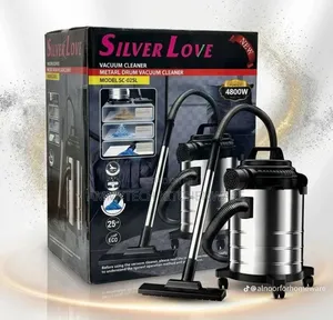 Silver Love Vacuum Cleaner (Metal Drum Vacuum Cleaner)