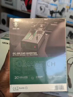 Green Lion Gc-300 Car Inverter 7-in-1 Multi-Port /Dc to Ac Dc 12.8v