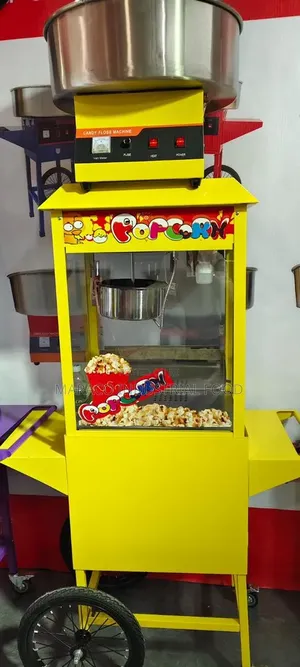 Yellow Pop Corn Machine