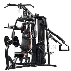 J X Commercial 4 Station Gym With Leg Pry
