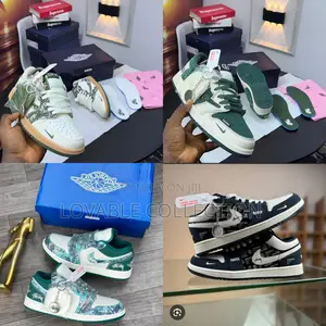 Air Jordan 1 Retro Low X Travis Scott X Gucci X Supreme Sneakers