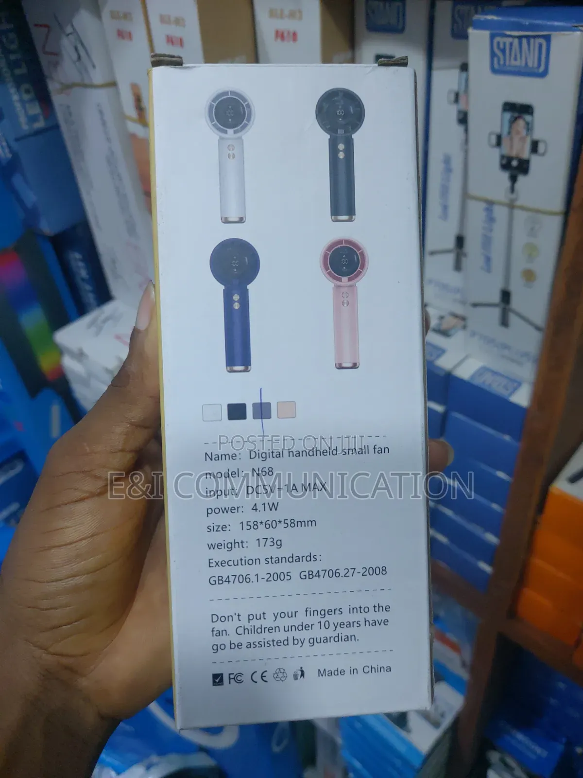 Digital Handheld Fan