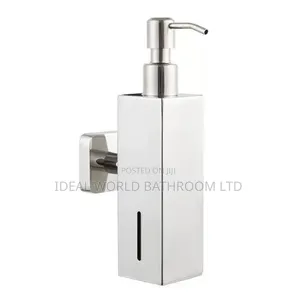 Stainless Soap Dispenser Square Shape