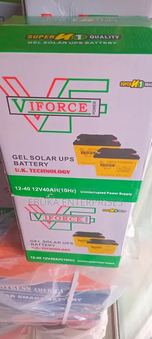 Viforce 12v 40ah Gel Solar Ups Battery* -