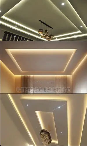 Pop Plaster Board Ceiling Design Installer Gypsum