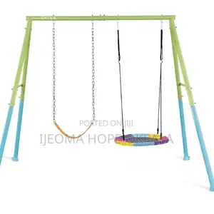 Intex 44125 Green and Blue Swing With Seat and Nest Swing