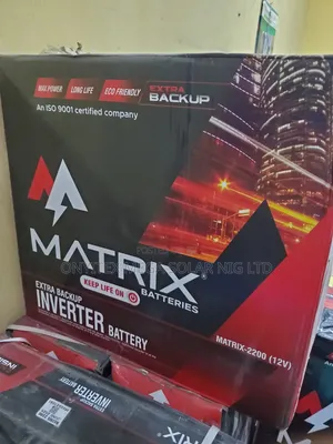 Matrix Tubular Battery 220ah 12v With Warranty