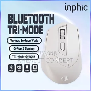 Inphic 2 in 1 Bluetooth/Wireless Silent Mouse