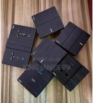Brushed Black Switches and Sockets