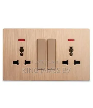 Copper Coated Golden Switches and Sockets