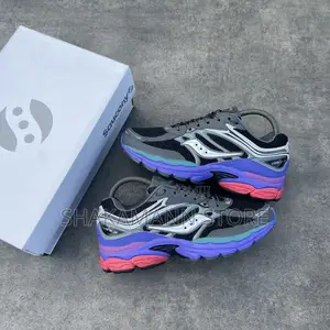 Original Saucony Shoes Purple And Black Luxury