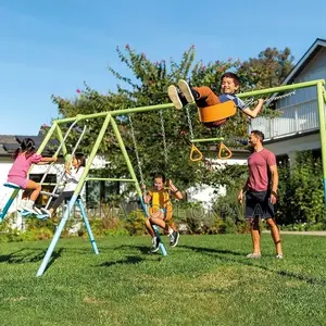 Intex 44130 Green and Blue Swing With 4-Function Play Set