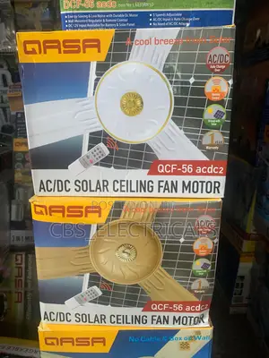 Qasa 56" Ac/Dc Solar Ceiling Fan