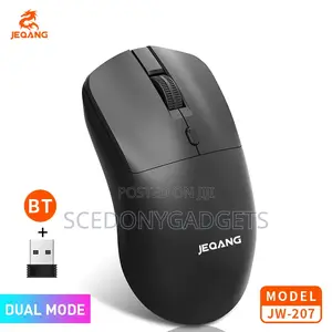 Jeqang Jw-207 Bt 2.4g Dual-Mode Wireless Mouse Optical Sensor