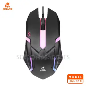 Jeqang Jm-318 3-Button Wired Optical RGB Mouse Led Backlit 3d Style