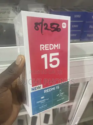 New Xiaomi Redmi 15 256 GB Black