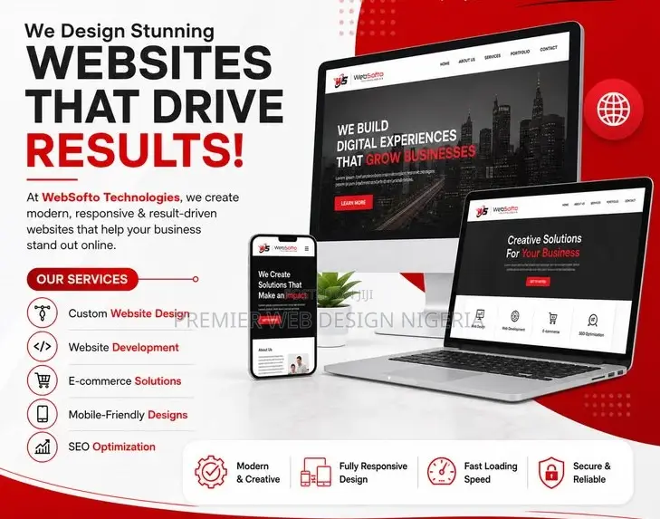 Professional Web Design and Website Developer in Osun