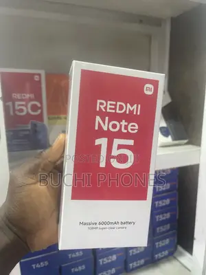 New Xiaomi Redmi Note 15 128 GB Black