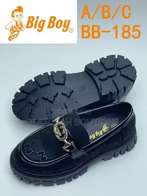Children Corporate Black Shoes