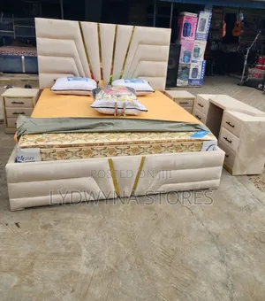 Complete Lovely Quality Sets of Upholstery Padded Bedframe