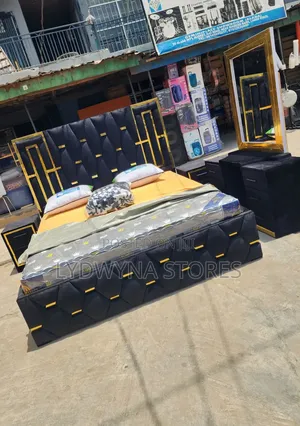 Complete Comfortable Quality Sets Of Upholstery Padded Bedframe
