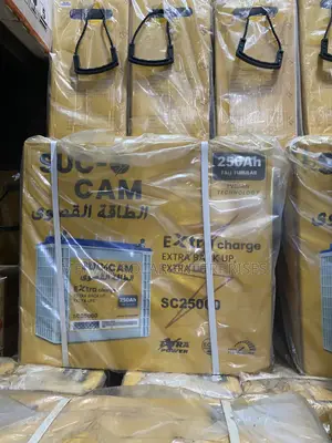 250ah 12v Suc-Cam Solar Tubular Batteries Available Now in Store Dm