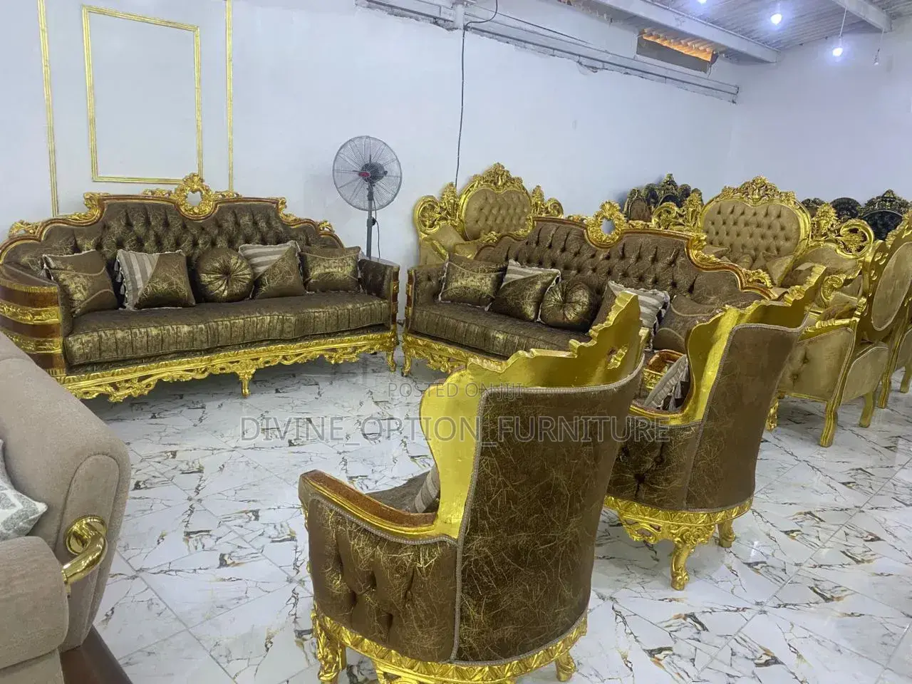 Luxurious Egyptian Sofa Set