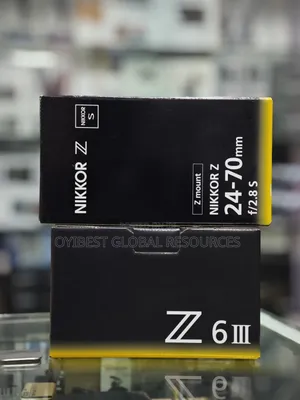 Nikon Camera Z6iii +Nikon Z 24 -70mm F 2.8 Slens