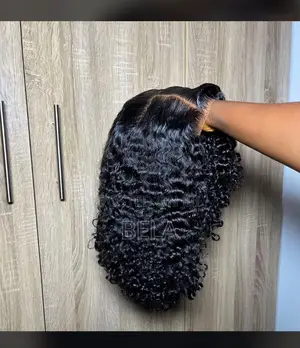 Short, Black, Pixie-Curly Human Hair 14” 5by5