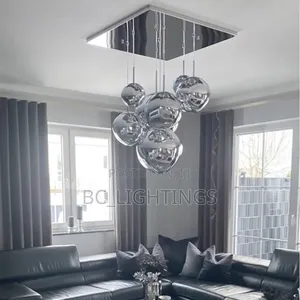 Nordic Led Pendant Light Lava Home Decoration Bedroom 7glass by 1000mm
